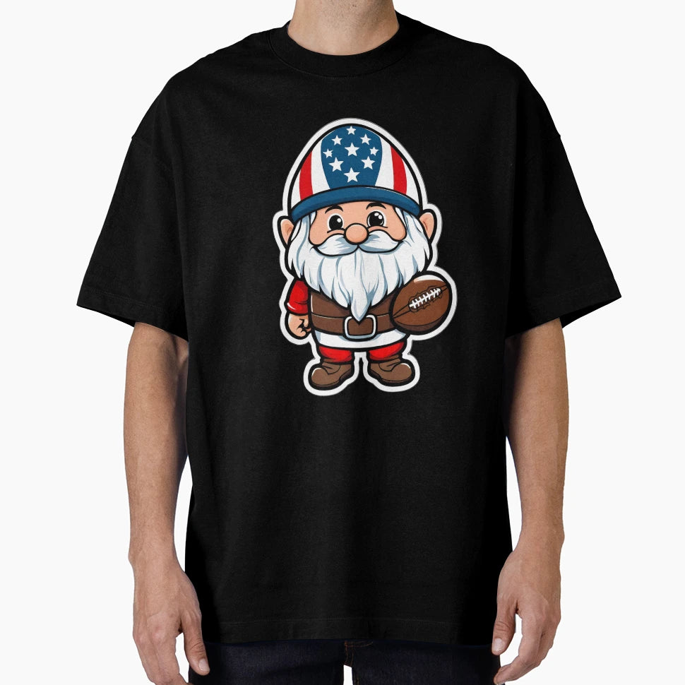 Gnome American Football T-Shirt - Casual Everyday Wear Unisex - T-Shirt, Sweatshirt, Hoodie