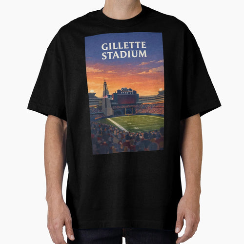 Gillette Stadium Foxborough New England T-Shirt - Minimalist Print Unisex - T-Shirt, Sweatshirt, Hoodie