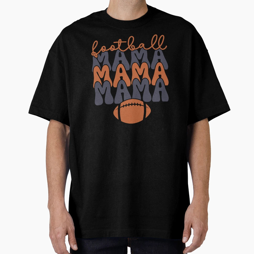 Football Mama T-Shirt - Minimalist Print Unisex - T-Shirt, Sweatshirt, Hoodie