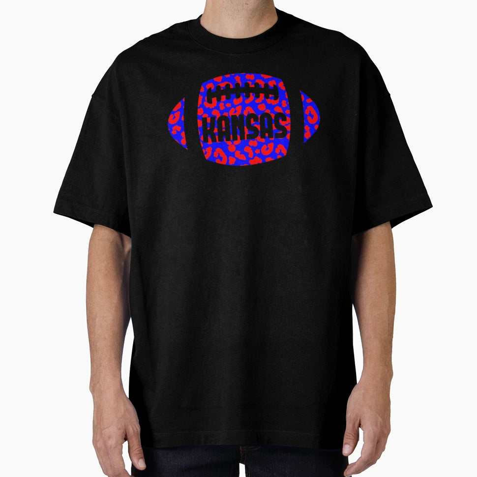 Kansas Football T-Shirt - Aesthetic Graphic for Adults - T-Shirt, Sweatshirt, Hoodie