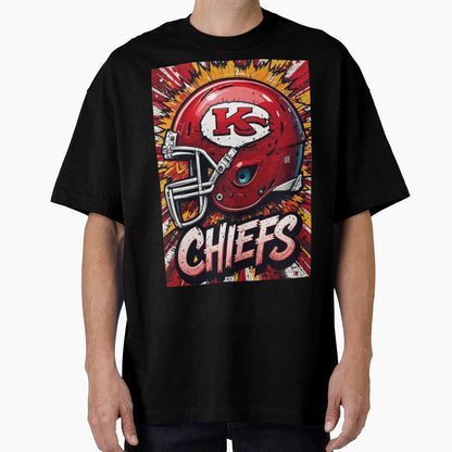 Kc Football Red And Gold Kingdom T-Shirt - Minimalist Print Unisex - T-Shirt, Sweatshirt, Hoodie