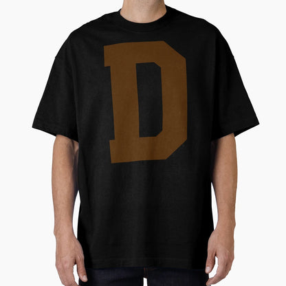 Alphabet Brown D Sports Letter D T-Shirt - Novelty Apparel Unisex - T-Shirt, Sweatshirt, Hoodie