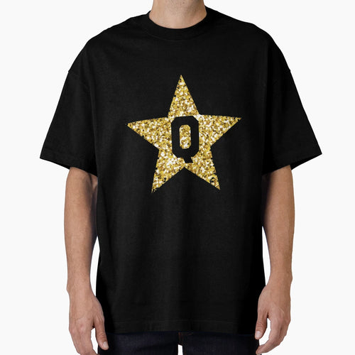 Q Gold Star T-Shirt - Trendy Graphic for Adults - T-Shirt, Sweatshirt, Hoodie