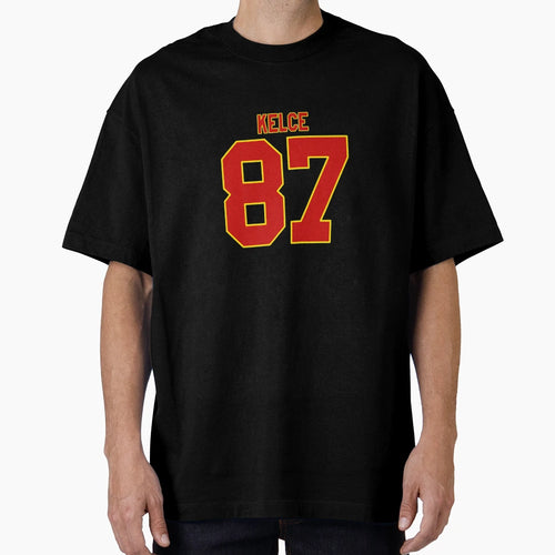 Kelce 87 Kansas City Football T-Shirt - Custom Art Print Unisex - T-Shirt, Sweatshirt, Hoodie