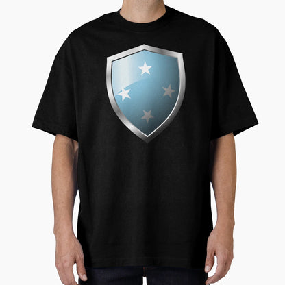 Strong Micronesia Flag Shield Country T-Shirt - Unique Graphic Men Women - T-Shirt, Sweatshirt, Hoodie
