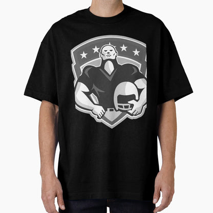 American Football Player Helmet T-Shirt - Casual Everyday Wear Men Women - T-Shirt, Sweatshirt, Hoodie