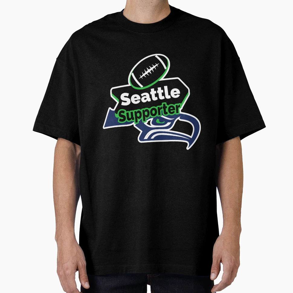 Seattle Supporters American T-Shirt - Casual Everyday Wear for Adults - T-Shirt, Sweatshirt, Hoodie
