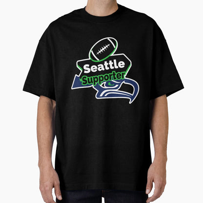 Seattle Supporters American T-Shirt - Casual Everyday Wear for Adults - T-Shirt, Sweatshirt, Hoodie