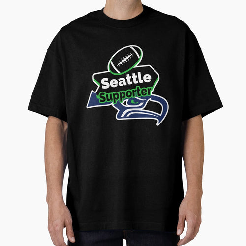 Seattle Supporters American T-Shirt - Casual Everyday Wear for Adults - T-Shirt, Sweatshirt, Hoodie