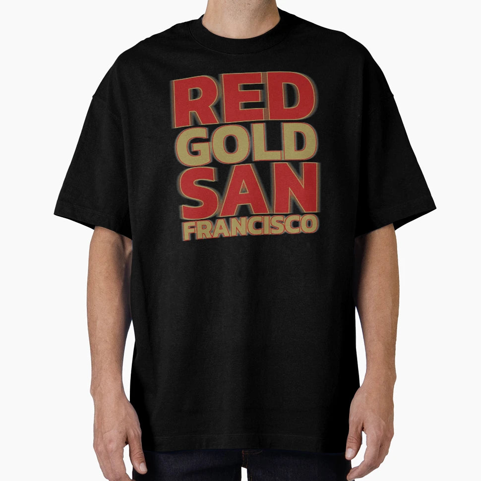 San Francisco Red Gold Champions T-Shirt - Fun Novelty Design Men Women - T-Shirt, Sweatshirt, Hoodie