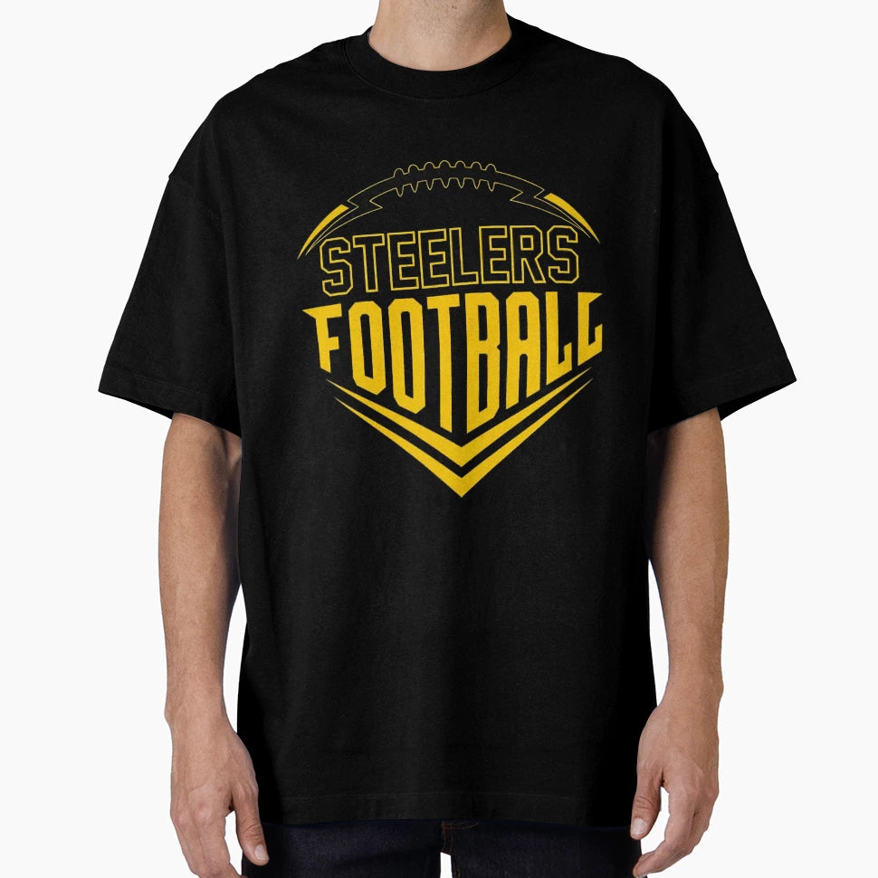 Black And Yellow Pittsburgh Fan T-Shirt - Aesthetic Graphic for Adults - T-Shirt, Sweatshirt, Hoodie