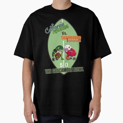 Avocados Vs Tomatoes College Football T-Shirt - Streetwear Style for Adults - T-Shirt, Sweatshirt, Hoodie
