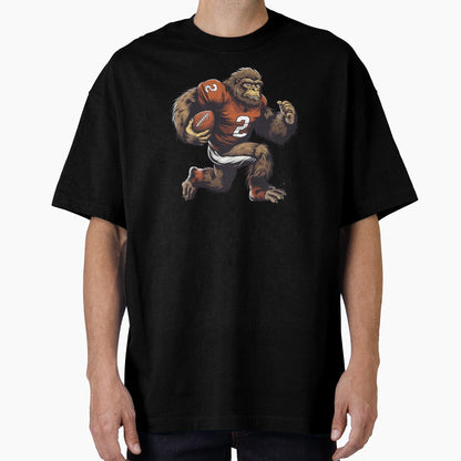 Bigfoot American Football Sasquatch T-Shirt - Fun Novelty Design Men Women - T-Shirt, Sweatshirt, Hoodie