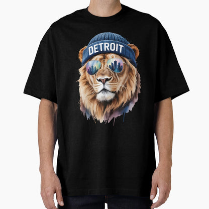 Detroit Lion T-Shirt - Casual Everyday Wear for Adults - T-Shirt, Sweatshirt, Hoodie