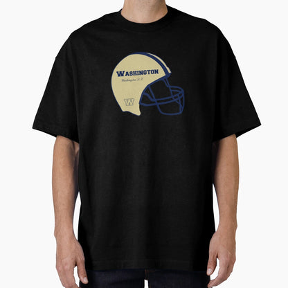 Washington D C Football Helmet T-Shirt - Fun Novelty Design Men Women - T-Shirt, Sweatshirt, Hoodie