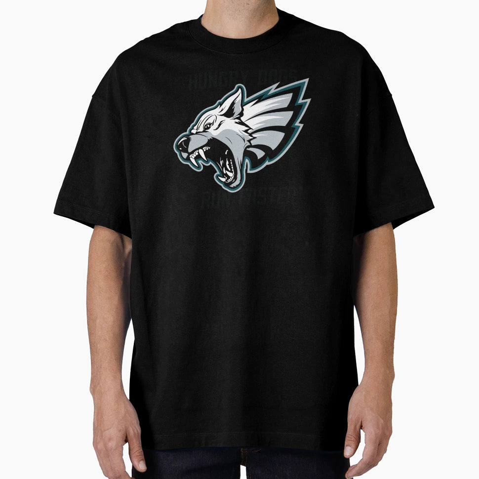 Hungry Dogs Run Faster Philly Football T-Shirt - Custom Art Print Unisex - T-Shirt, Sweatshirt, Hoodie