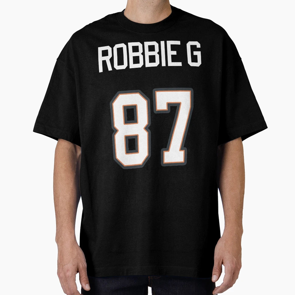 Robbie G 87 Jersey Styled Mug Throw Hoodie - Fun Novelty Design Unisex - T-Shirt, Sweatshirt, Hoodie