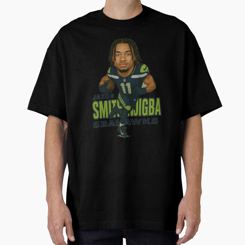 Jaxon Smith Njigba Seahawks 11 T-Shirt - Fun Novelty Design for Adults - T-Shirt, Sweatshirt, Hoodie