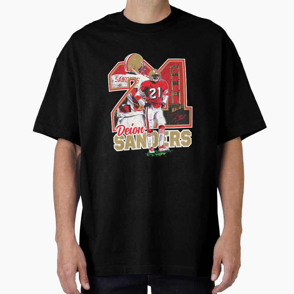Deion Sanders Great Any Real Bay Area T-Shirt - Streetwear Style Men Women - T-Shirt, Sweatshirt, Hoodie