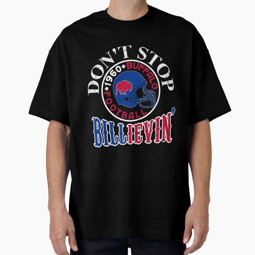 Buffalo Bills T Shirtbillieve Buffalo T-Shirt - Graphic Print for Adults - T-Shirt, Sweatshirt, Hoodie