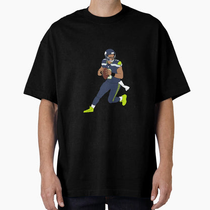 Seattle Seahawks Russell Wilson T-Shirt - Graphic Print Men Women - T-Shirt, Sweatshirt, Hoodie