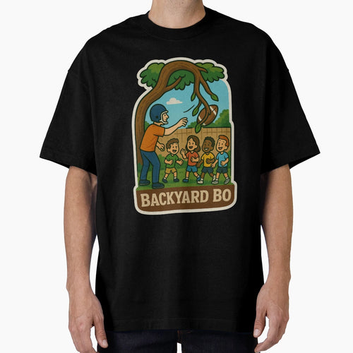 Backyard Bo Funny Meme Football Sports T-Shirt - Novelty Apparel for Adults - T-Shirt, Sweatshirt, Hoodie