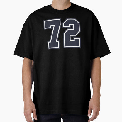 72 Sports Number Seventy Two T-Shirt - Unique Graphic Men Women - T-Shirt, Sweatshirt, Hoodie