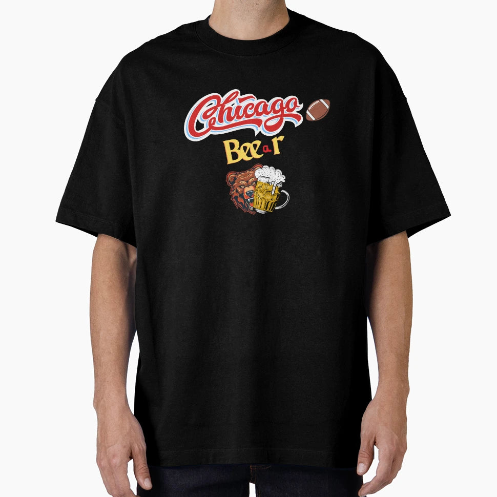 Bee Ar Chicago Urban Artwear Collection T-Shirt - Trendy Graphic for Adults - T-Shirt, Sweatshirt, Hoodie