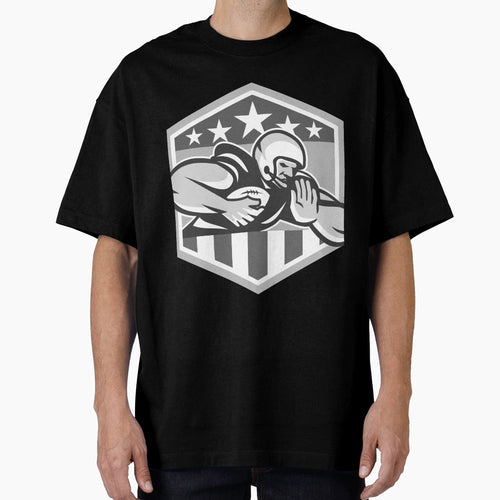 American Football Running Back Fend T-Shirt - Casual Everyday Wear Unisex - T-Shirt, Sweatshirt, Hoodie