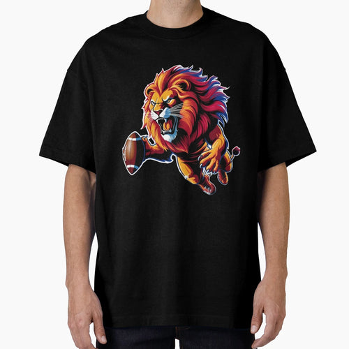 Fierce Athletic Lion Vibrant Colors T-Shirt - Streetwear Style Men Women - T-Shirt, Sweatshirt, Hoodie