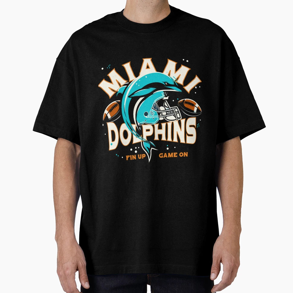 Art Miami Dolphins T-Shirt - Minimalist Print Men Women - T-Shirt, Sweatshirt, Hoodie