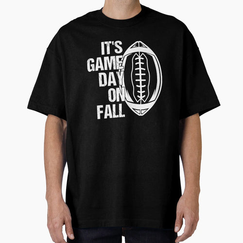 Fall Season Game Day American T-Shirt - Minimalist Print Men Women - T-Shirt, Sweatshirt, Hoodie