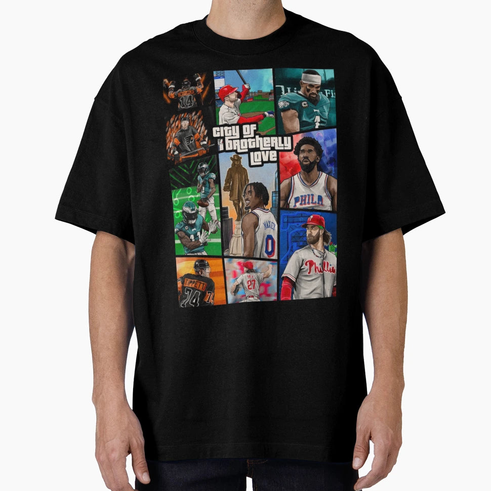 Brotherly Love V T-Shirt - Novelty Apparel for Adults - T-Shirt, Sweatshirt, Hoodie