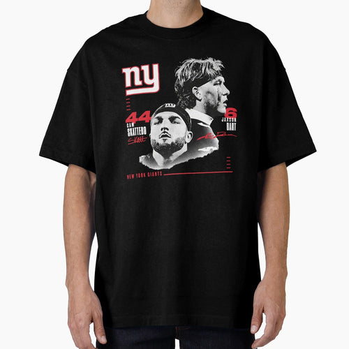 Cam Skattebo Jaxson Dart New York Giants T-Shirt - Aesthetic Graphic Unisex - T-Shirt, Sweatshirt, Hoodie