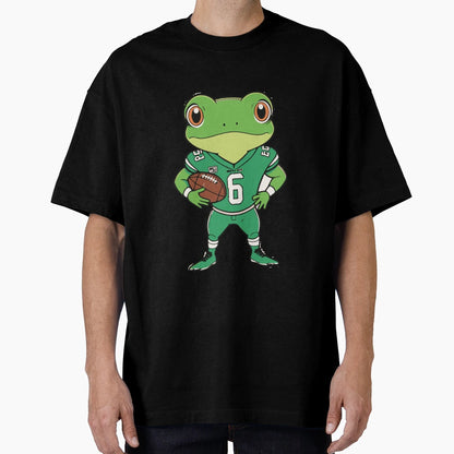 American Football Frog T-Shirt - Minimalist Print Men Women - T-Shirt, Sweatshirt, Hoodie