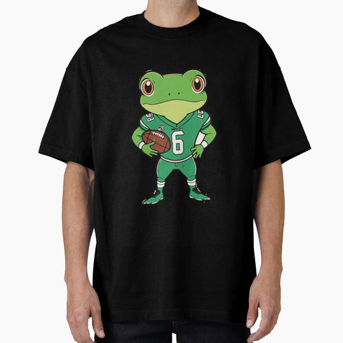 American Football Frog T-Shirt - Minimalist Print Men Women - T-Shirt, Sweatshirt, Hoodie