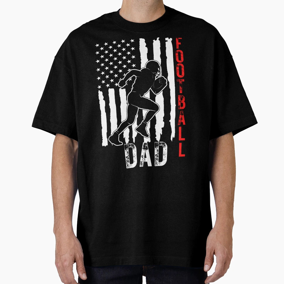 Football Dad Gifts T-Shirt - Custom Art Print for Adults - T-Shirt, Sweatshirt, Hoodie