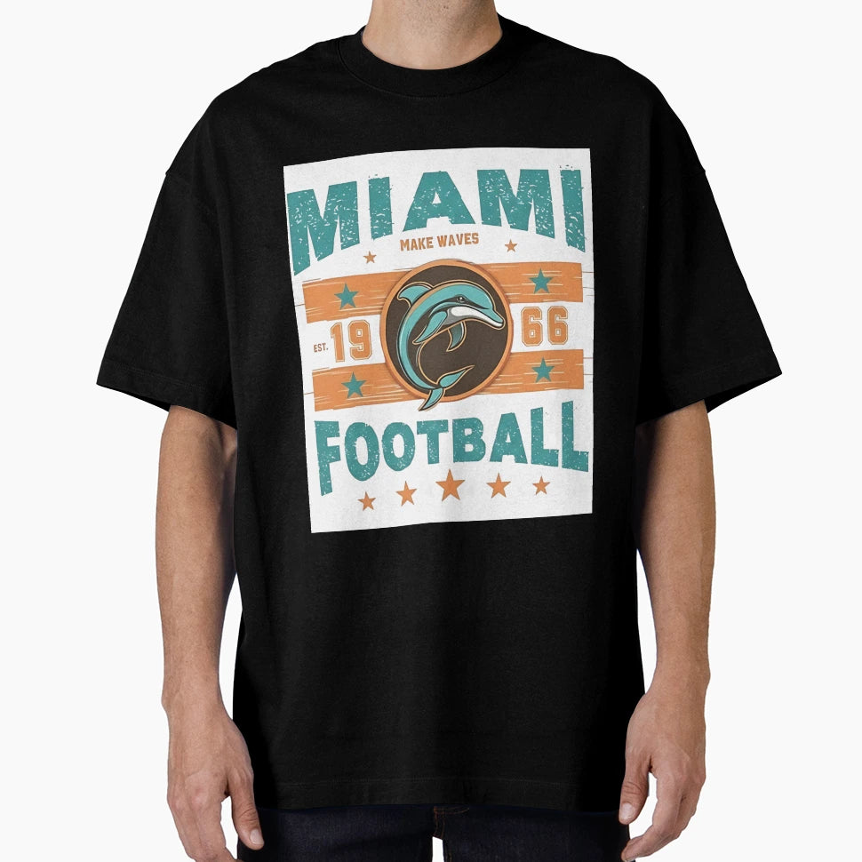 Miami Dolphins T-Shirt - Novelty Apparel for Adults - T-Shirt, Sweatshirt, Hoodie