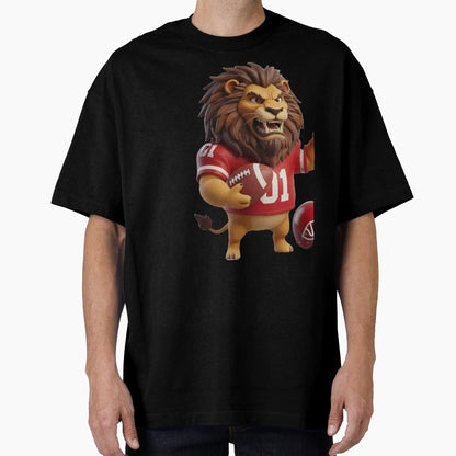 King Gridiron Fierce 3D American T-Shirt - Streetwear Style for Adults - T-Shirt, Sweatshirt, Hoodie
