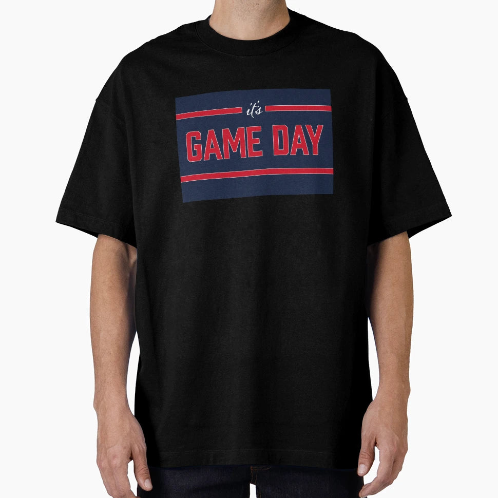 Its Game Day Navy Red T-Shirt - Fun Novelty Design Men Women - T-Shirt, Sweatshirt, Hoodie