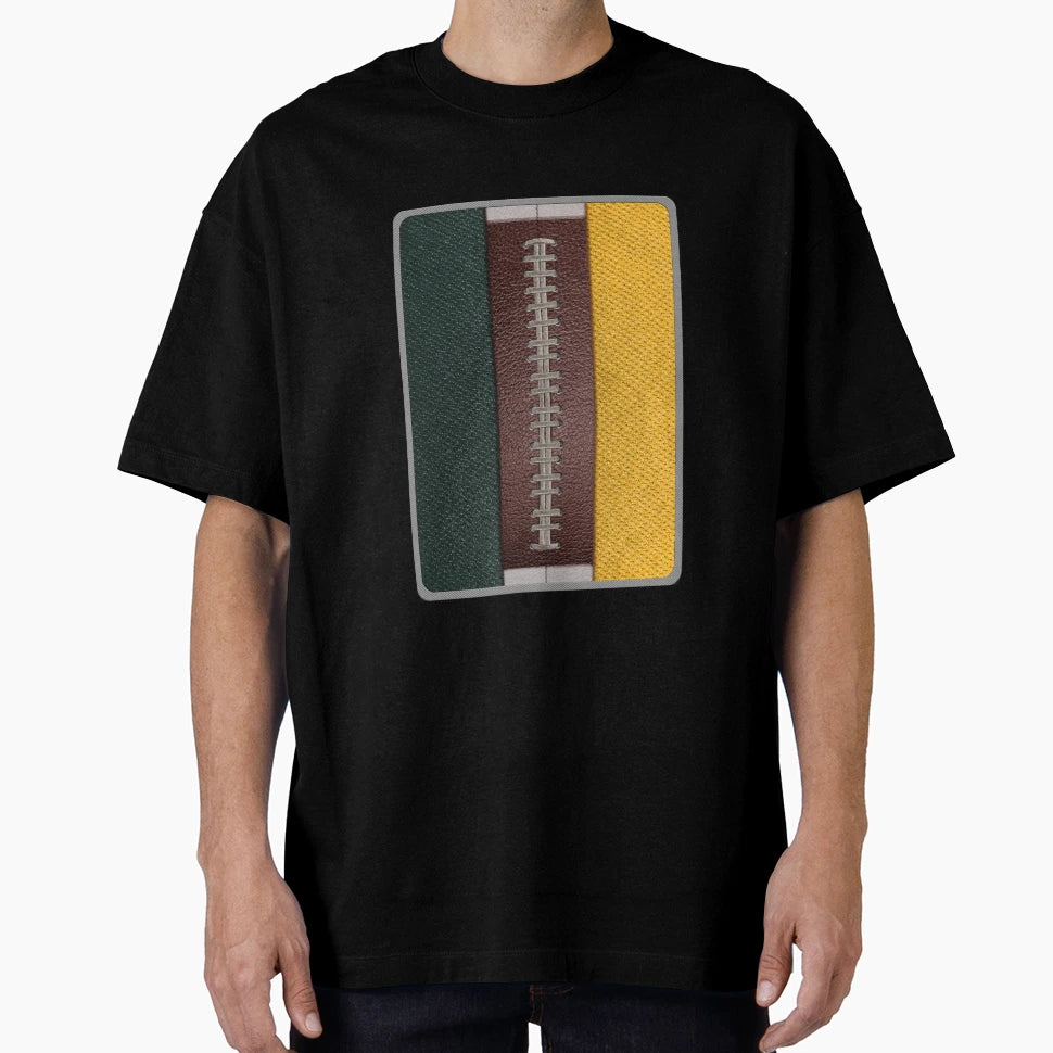Football Yellow And Green Gold Team T-Shirt - Custom Art Print Men Women - T-Shirt, Sweatshirt, Hoodie
