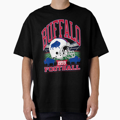 Buffalo Football Gridiron Legacy V2 T-Shirt - Custom Art Print for Adults - T-Shirt, Sweatshirt, Hoodie