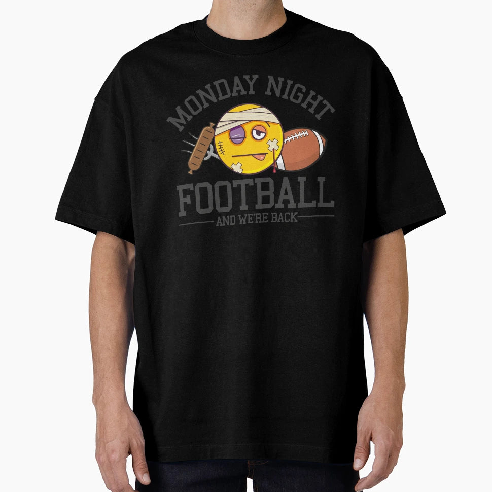 Monday Night Football Emoji T-Shirt - Aesthetic Graphic Men Women - T-Shirt, Sweatshirt, Hoodie