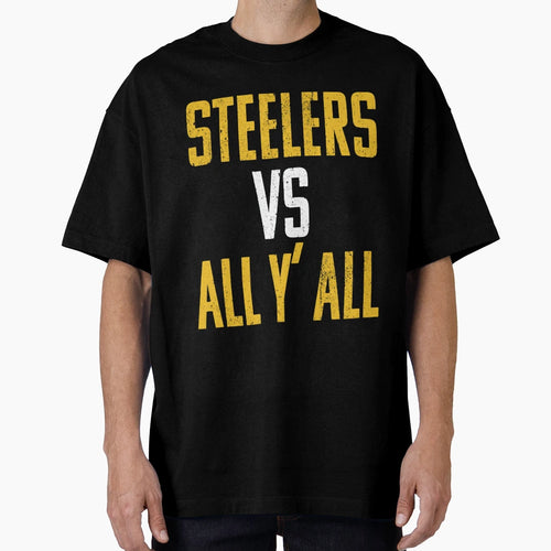 Black And Yellow Pittsburgh Fan T-Shirt - Trendy Graphic Unisex - T-Shirt, Sweatshirt, Hoodie