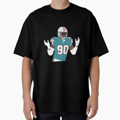 Miami Dolphins Shaq Lawson T-Shirt - Graphic Print for Adults - T-Shirt, Sweatshirt, Hoodie
