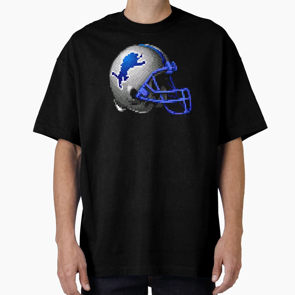 Lions Helmet Sprite T-Shirt - Unique Graphic for Adults - T-Shirt, Sweatshirt, Hoodie