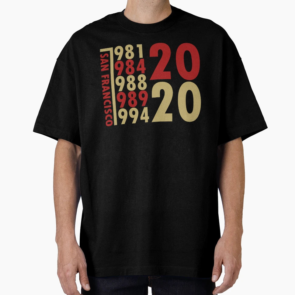 2020 San Francisco Red Gold T-Shirt - Casual Everyday Wear for Adults - T-Shirt, Sweatshirt, Hoodie