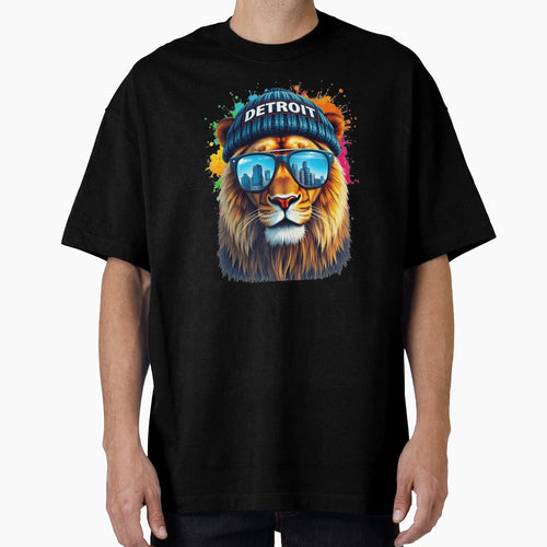 Detroit Lion T-Shirt - Fun Novelty Design Unisex - T-Shirt, Sweatshirt, Hoodie