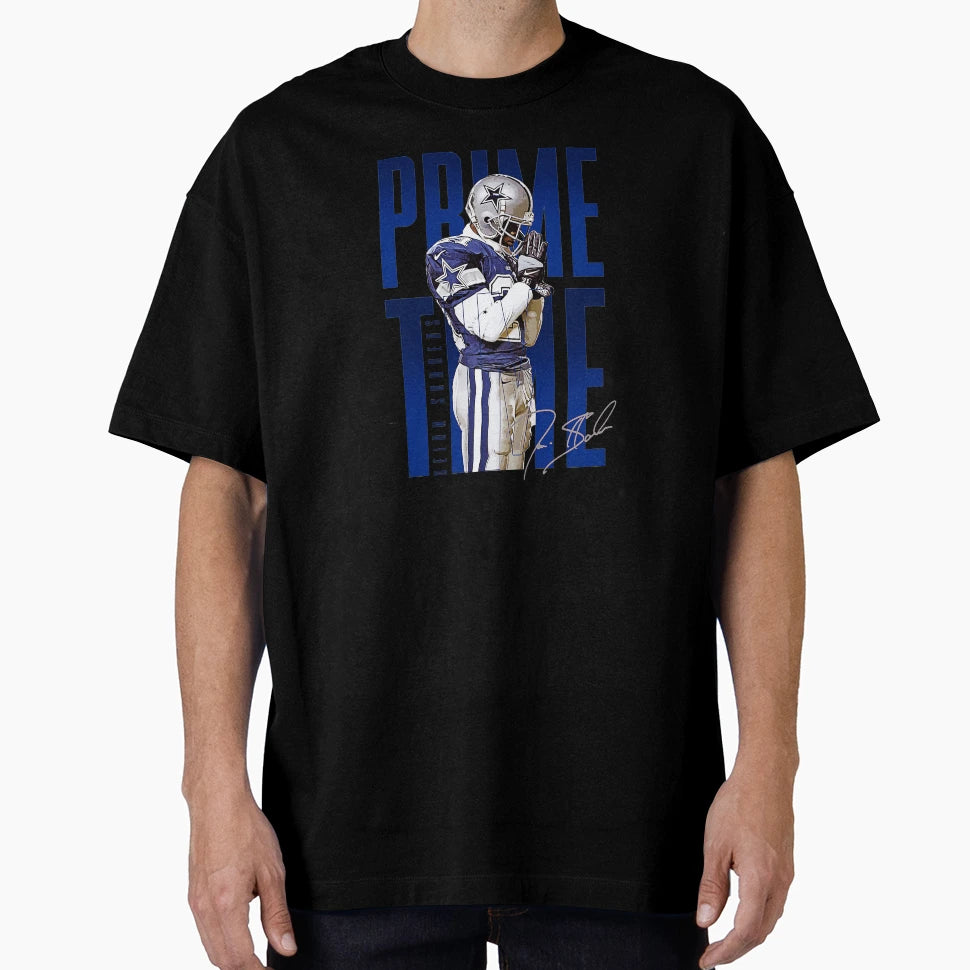 Deion Sanders Dallas Cowboys T-Shirt - Aesthetic Graphic for Adults - T-Shirt, Sweatshirt, Hoodie