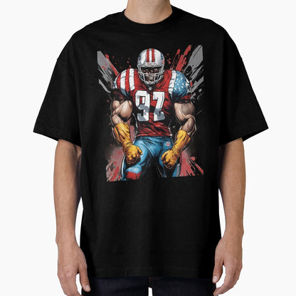 American Football Cornerback T-Shirt - Custom Art Print Unisex - T-Shirt, Sweatshirt, Hoodie